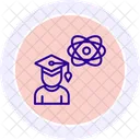 Classroom Genius Line Icon Icon