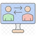 Classroom Interaction Lineal Color Icon Icon