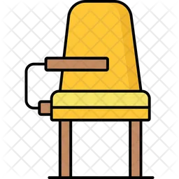 Classroom Student Chair  Icon