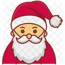 Claus Father Santa Icon