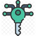 Clave Cibernetica Clave De Acceso Clave Icono