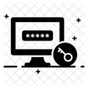 Clave De Contrasena Contrasena De Computadora Secreto De Computadora Icono