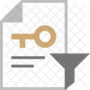 Clave de filtro  Icono