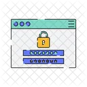 Clave de seguridad del sitio web  Icon