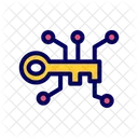 Clave Digital Cifrado Acceso Icono