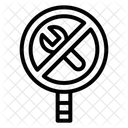 Clave en ningún tablero de firma  Icono