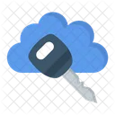 Proteccion En La Nube Nube Segura Seguridad En La Nube Icon