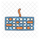 Clavier, griffonnage  Icône