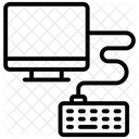 Clavier Dordinateur Clavier Filaire Materiel Informatique Icon