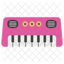 Clavier Musical Piano Apprentissage Primaire Icône