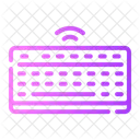 Clavier Sans Fil Bouton Connexion Icône