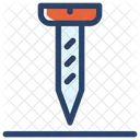 Tornillo Clavo Proyecto Icono