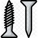 Clavo Tornillo Metal Icono