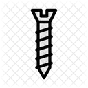 Clavo Tornillo Construccion Icono