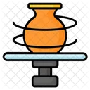 Clay Crafting Pottery Icon