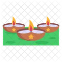 Clay Lamps  Icon