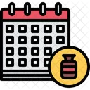Pot Calendar Date Icon