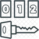 Cle Numerique Code Icône