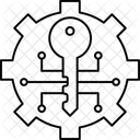 Clef d'accès  Icône