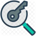 Clé de recherche  Icône