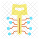 Technologie De Cle De Securite Connexion Par Mot De Passe Connexion Par Cle Icône
