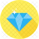 Clean Diamond Gem Icon