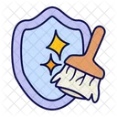 Clean Shield Secure Icon