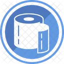 Clean Paper Toilet Icon