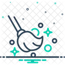 Clean Distinguishable Mop Icon