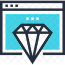 Clean Code Diamond Icon