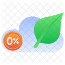 Eco Leaf Cloud Icon