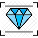 Clean Code Crystal Diamond Icon