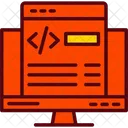 Clean Code Development Laptop Icon