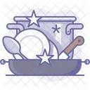 Clean Cookware Dishes Icon