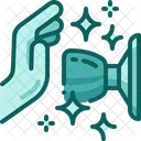 Clean door knob  Icon