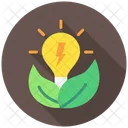 Clean Energy Renewable Sources Green Technology Icon