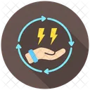 Clean Energy Renewable Solar Icon