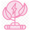 Clean Energy Duotone Line Icon 아이콘
