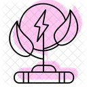 Clean Energy Color Shadow Thinline Icon 아이콘