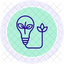 Clean Energy Solutions Line Icon Icon