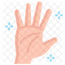 Clean Hand Palm Gesture Icon