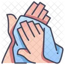 Clean Towel Hand Icon