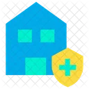 Clean Home Secure Home Safe House Icon