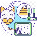 Clean litter tray  Icon