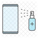 Disinfection Smartphone Hygiene Icon