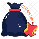 Plastic Trash Garbage Icon