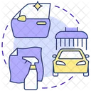 Driving Safety Night Icon