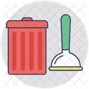 Janitor Services Mop Icon