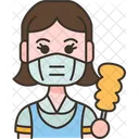 Cleaner Housekeeper Maid Icon