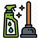 Cleaner Chemical Rubber Icon